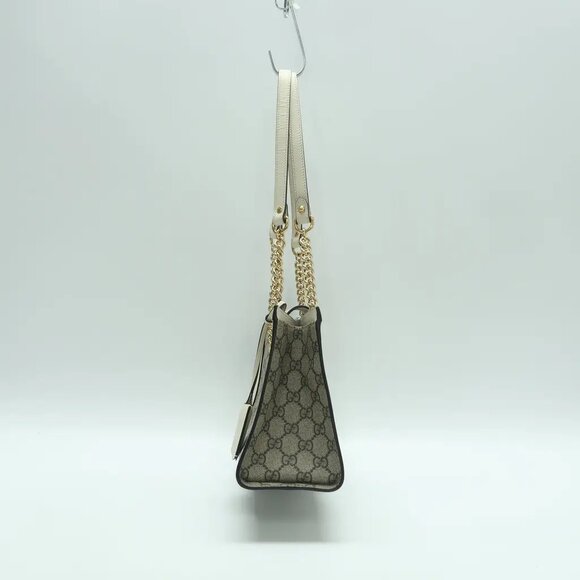 GUCCI Padlock Brown Leather Shoulder Bag 957-052825 - Picture 3 of 12